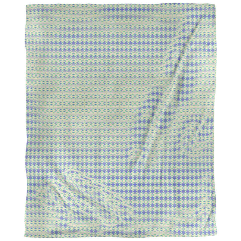 Housse de couette Katelyn Elizabeth, Housse de couette pour très grand lit, Vert / bleu