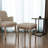Upholstered Vanity Stool With Tufted Fabric And Rustic Wood Legs, Versatile Makeup Bench For Home