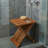 Solid Wood Accent Stool