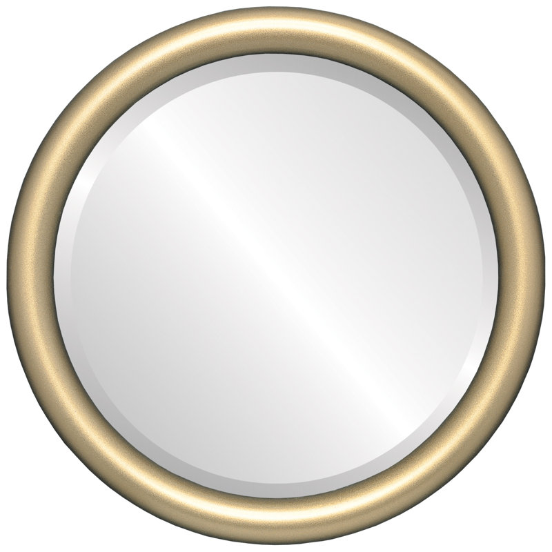 Miroir d'appoint Rowles, Or, 25,375 po x 25,375 po
