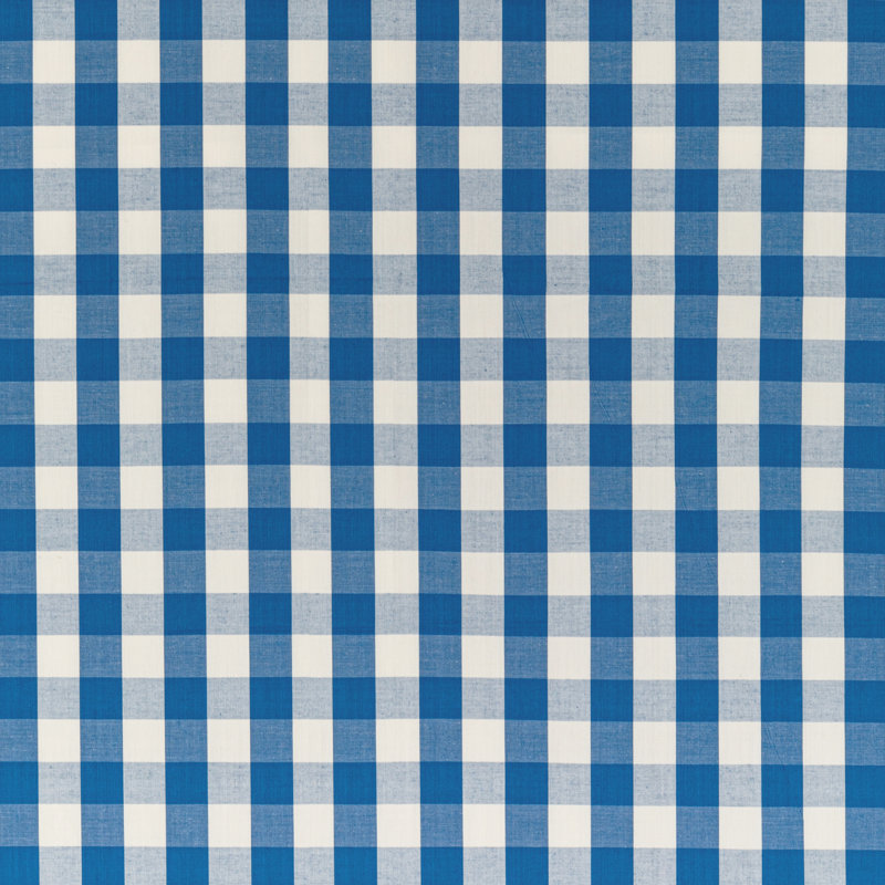 Tresors De Jouy Carsten 100% Cotton Fabric, Blue