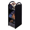 Mind Reader Network Collection 2-Tier 6-Compartment Coffee Cup And Condiment Countertop Organizer, 5 X 13 X 11.5, Black ; | Fox Distributing