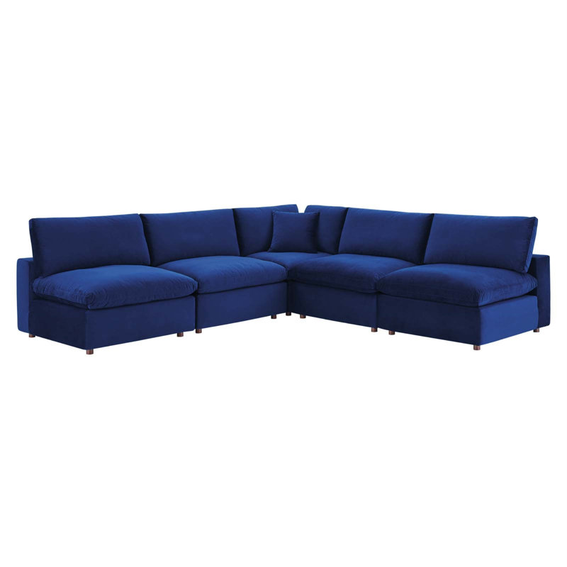 Canapé modulaire 5 pièces Commix, Marine