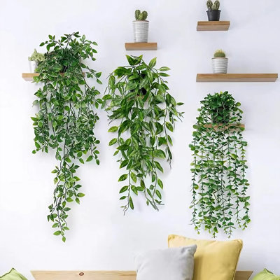 7.5cm Faux Ivy Plant in Pot