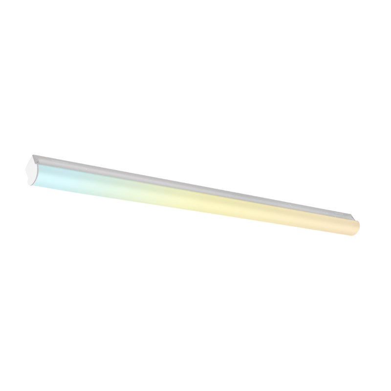 4 ft. Linear Integrated LED Dimmable Strip light fixture Shop Light, CCT/Wattage/Lumen Selectable