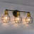 3-Light Modern Dimmable Bathroom Metal Vanity Light