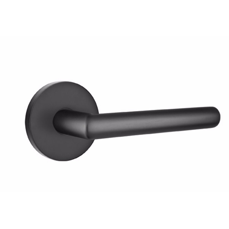 Emtek Modern Classic Brass Passage Leverset w/ Disk Rosette & Stuttgart Lever (CF)
