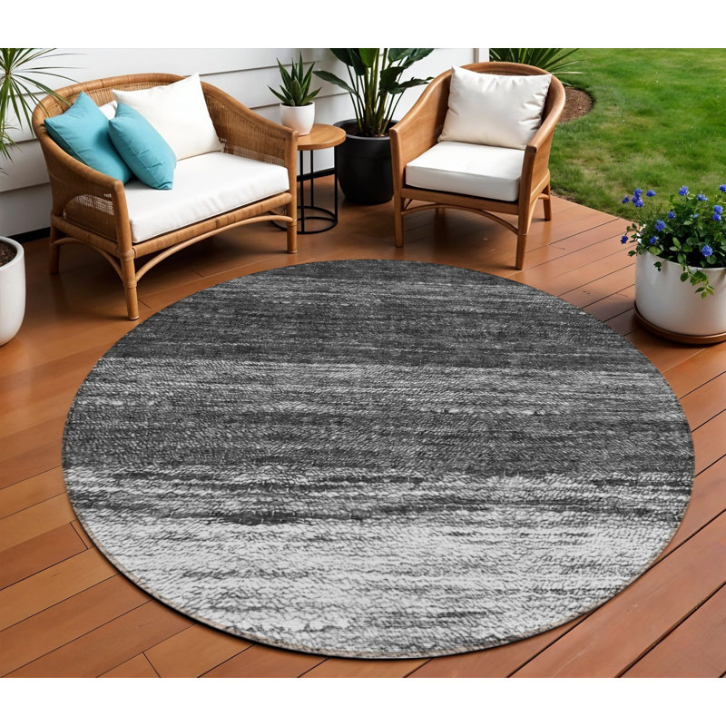 Tapis rond ivoire 8 po