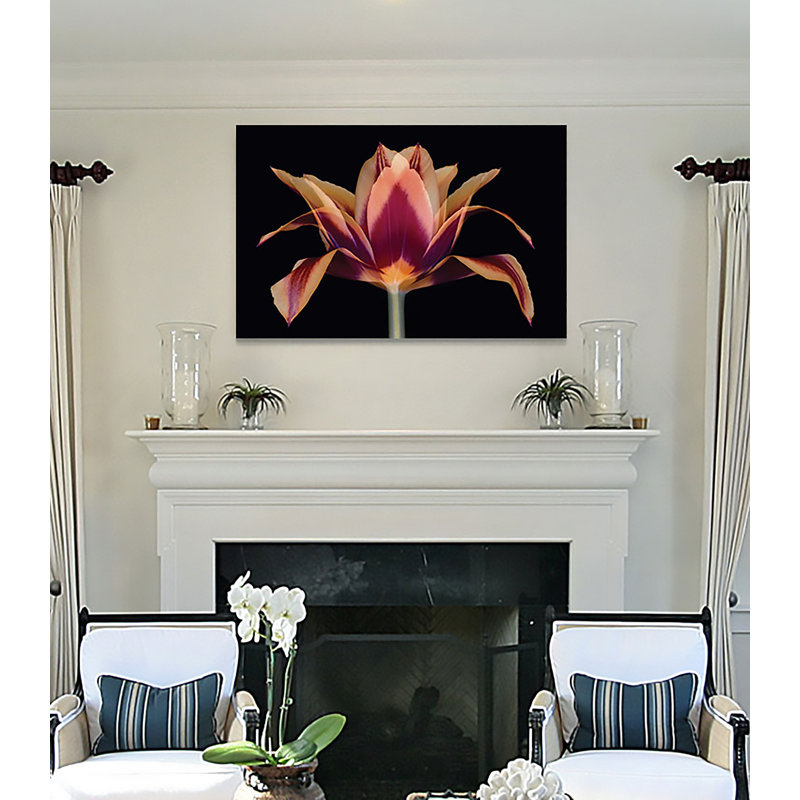 «Red Tulip», reproduction, H 12 po x l 18 po x 1,5 po, Toile tendue