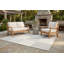 Tapis intérieur / extérieur gris / crème Schwartz-655117074