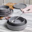 over&back Stackable Semi Hand-Finished Stoneware Dinner Bowls, Set of 4-99279683