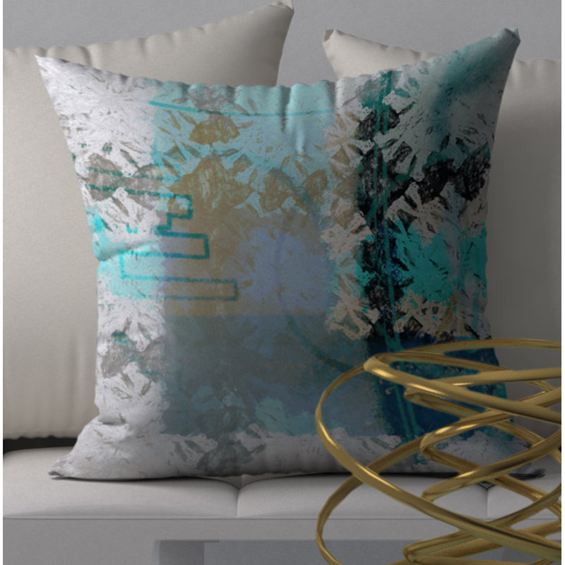 Housse de coussin décorative carrée hilarante Extol, 18 po x 18 po