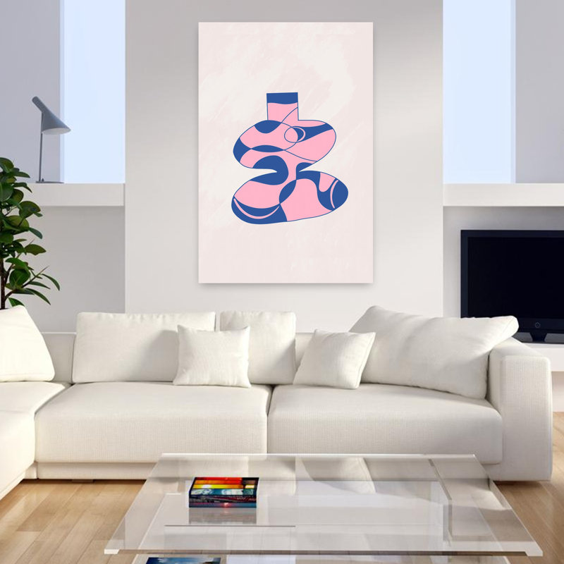 Art contemporain contemporain abstrait, H 48 po x l 32 po