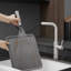 Robinet d'évier de cuisine en nickel brossé avec douchette extractible, robinet de bar à un trou | Idée de cadeau-122633873