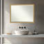 Miroir de salle de bain mural demi-biseau Apolline-120868677