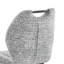 Valinda 47cm H Polyester Blend Upholstered Metal Full Back Side Chair in Grey-118369886