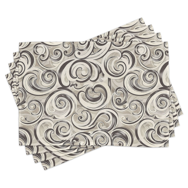Ensemble de 8 napperons East Urban Home