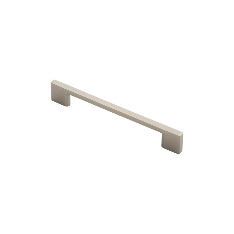 Slim D Handle 256Mm C/C, Satin Nickel, 2.6 x 2.86cm