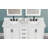 73 Inch Snow White Quartz Vanity Top With Double Sinks & Backsplash-119457666