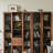 Light luxury walnut bookcase
