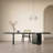 Black Solid Wood Ash Dining Table Set-113066103