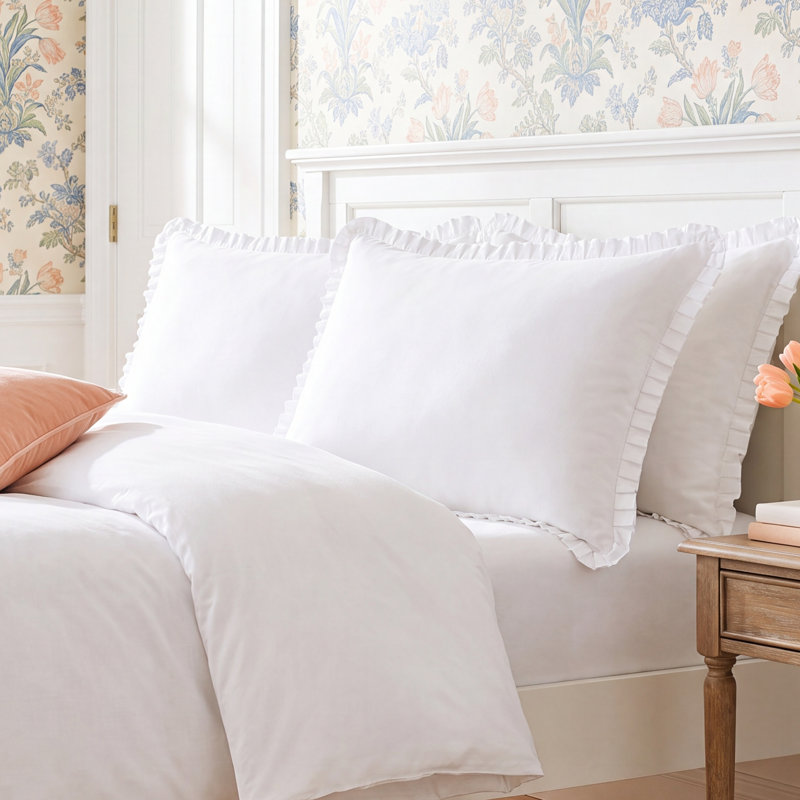 Berrian Cotton Blend Pillow Sham, Euro
