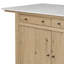 Fatima Kitchen Island-Aged Natural Oak