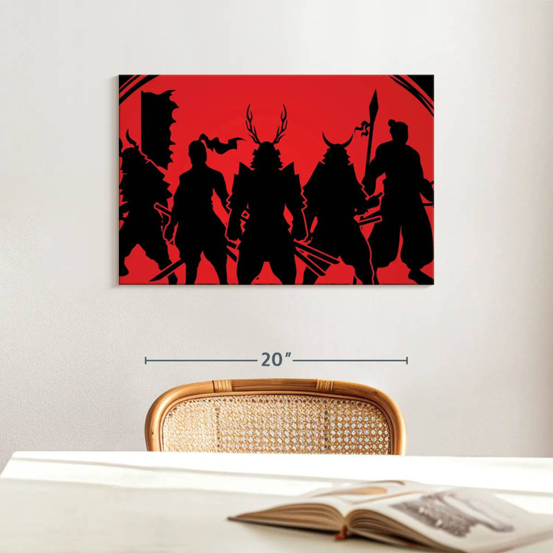 Leisha Samurai Warriors, 16" H x 24" W