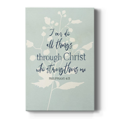 I Can Do All Things -Custom Wrapped Gallery Cavas