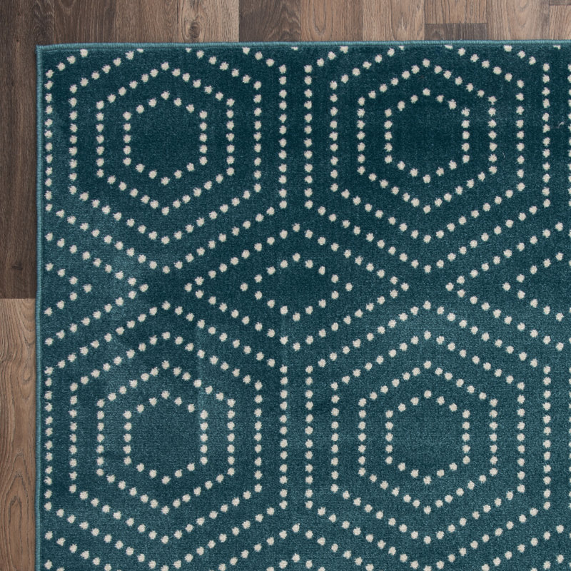 Tapis intérieur / extérieur Lolington, Rectangle 2 pi x 2 pi 11 po