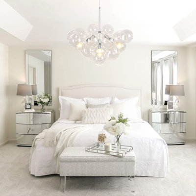 Everly Quinn 6 - Light Dimmable Sphere Chandelier & Reviews | Wayfair