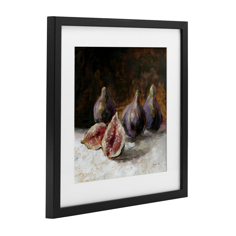 «Rustic Fig Still Life», reproduction encadrée sous verre, conception de Danhui Nai, 13 x 13