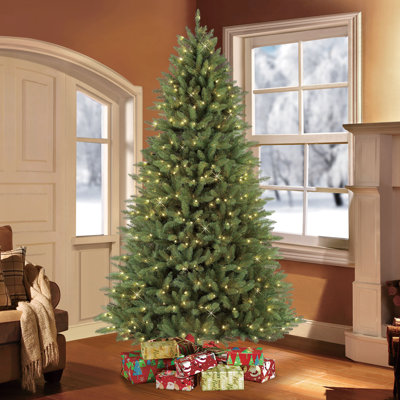 90' Lighted Fir Christmas Tree