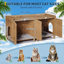 Rattan Litter Box Enclosure