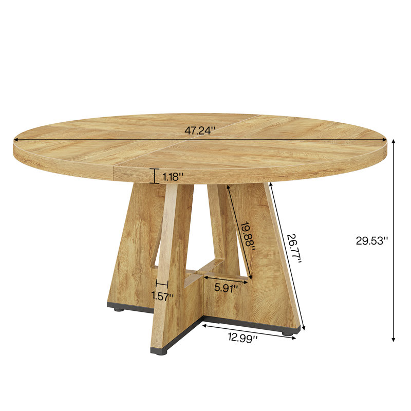 Table de conférence ronde, Naturel