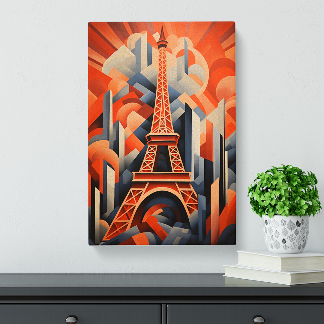 Eiffel Tower Constructivism No.2 - Art Prints