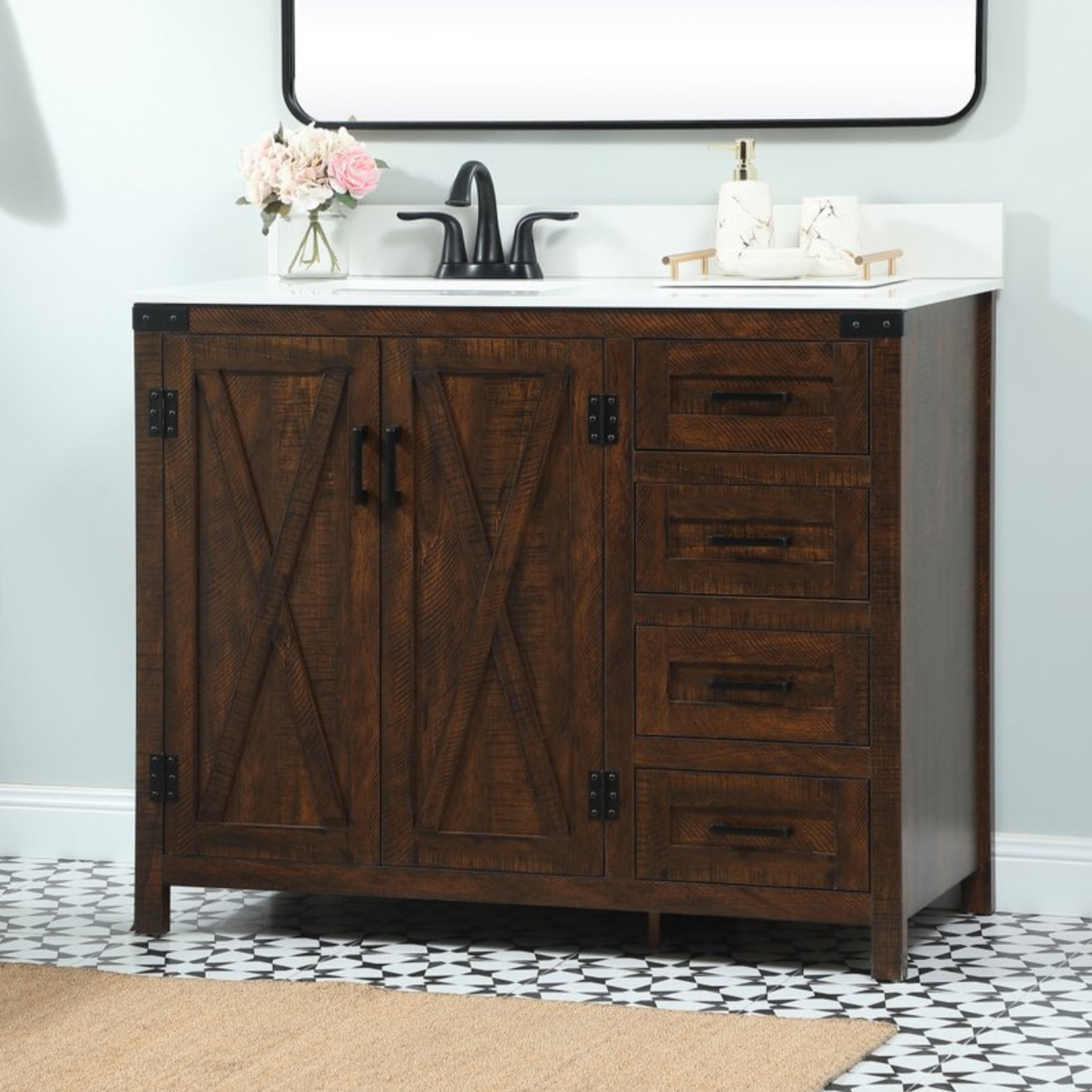 Slayton 42'' Single Bathroom Vanity, Expresso