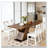 X Shaped Design Dining Table