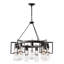 Apothecary 9 - Light Unique / Statement Wagon Wheel Chandelier-38841517