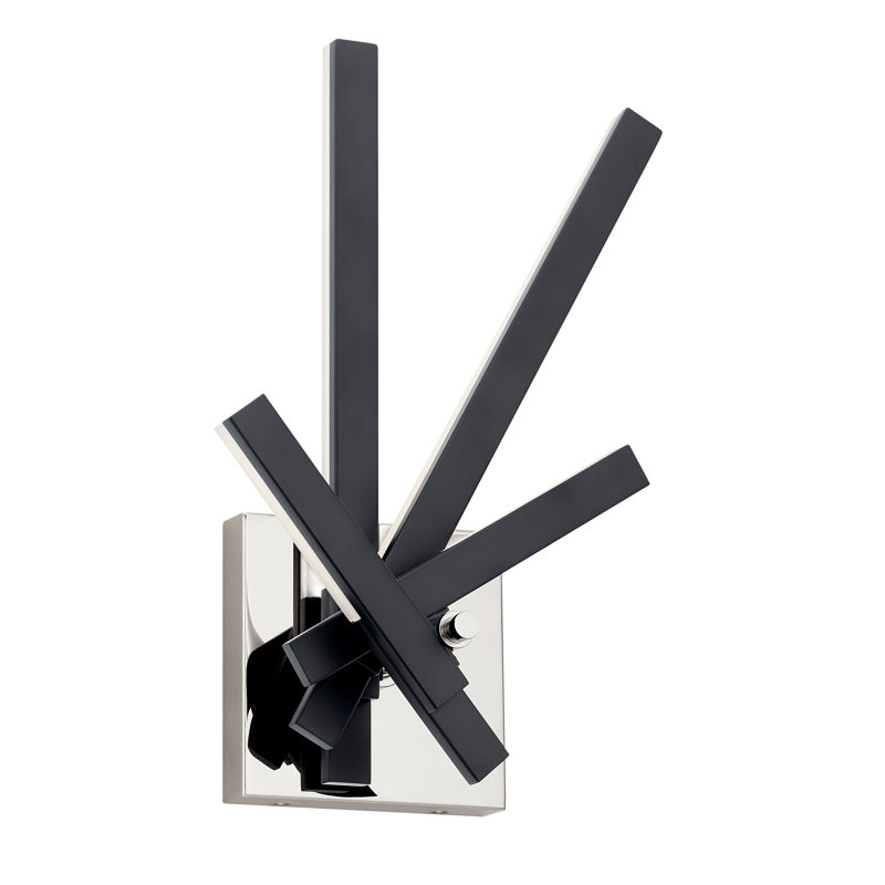 Avinveer Steel LED Flush Mounted Sconce