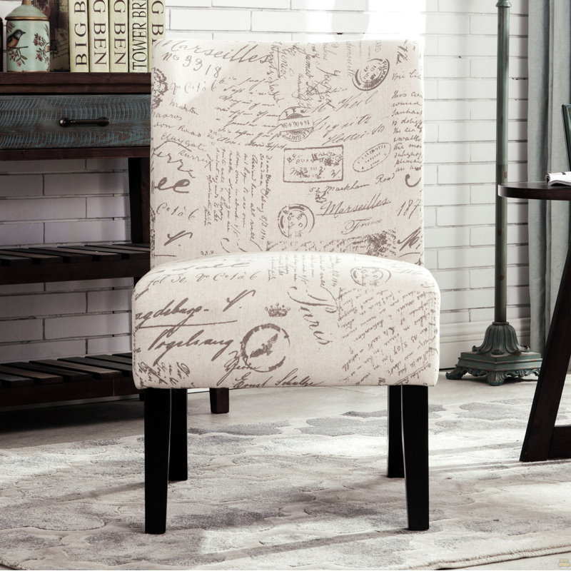 Fauteuil d'appoint Capa Capri, Blanc Asbtract