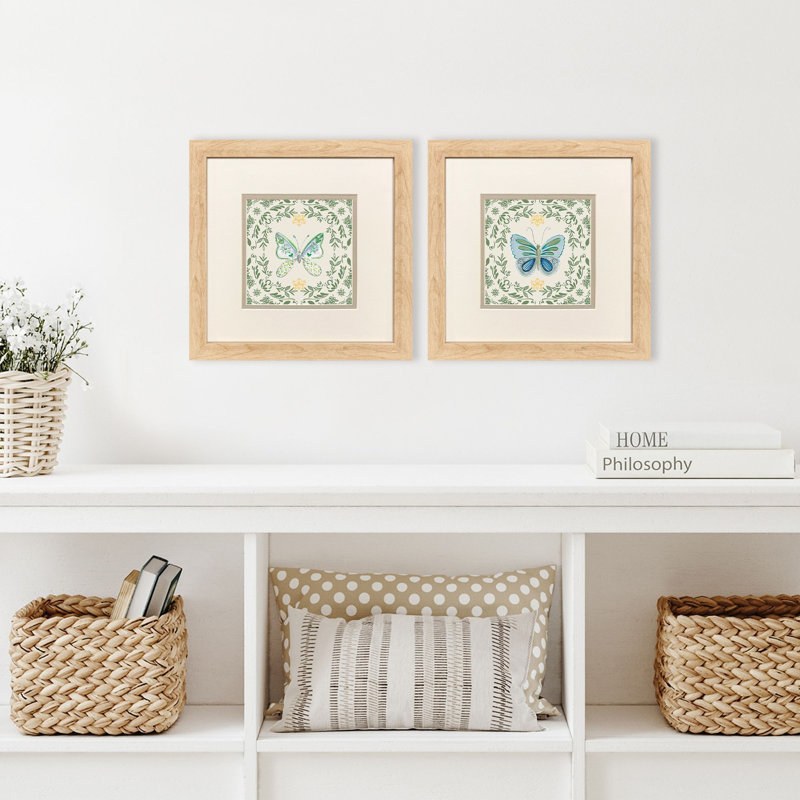 Ornate Butterfly II Framed Art