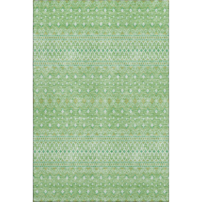 Premium Machine Washable Prisco Aloe Rug