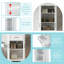Freestanding Bathroom Vanity With 4 Doors, 1 Drawer, Adjustable Shelves For Space-saving Storage
