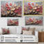 Élégant arbre floral orchidée rose et blanc II - Art mural floral abstrait-1754625368-1754625362