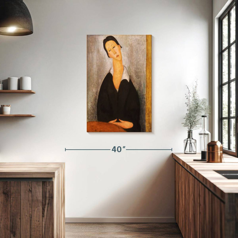 Portrait de Leisha d'une femme polande, H 36 po x l 24 po