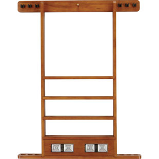 Deluxe Cuestix Wood Pool Table Accessory