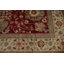 Tapis rouge grand motif floral 9 x 12 Ziegler