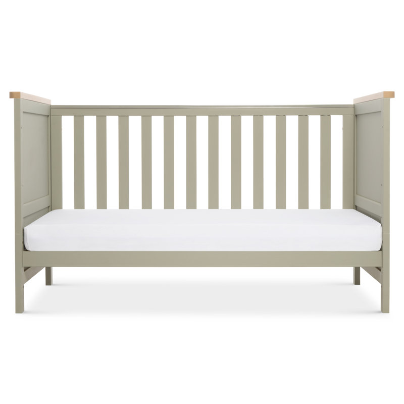 Misha Cot Bed - Golden Oak, Green