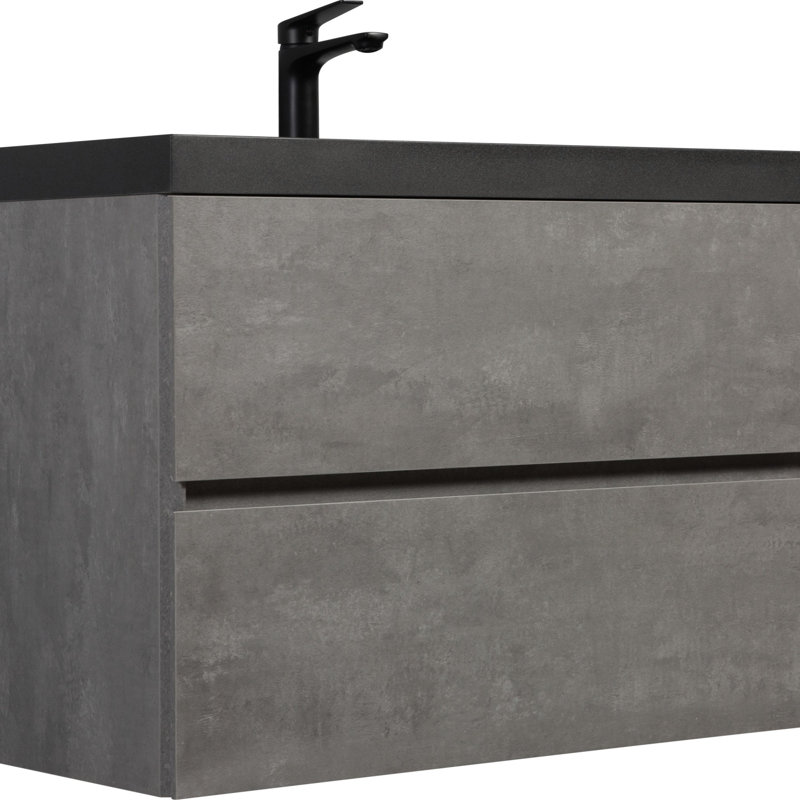 Bathroom Vanity with Resin Basin